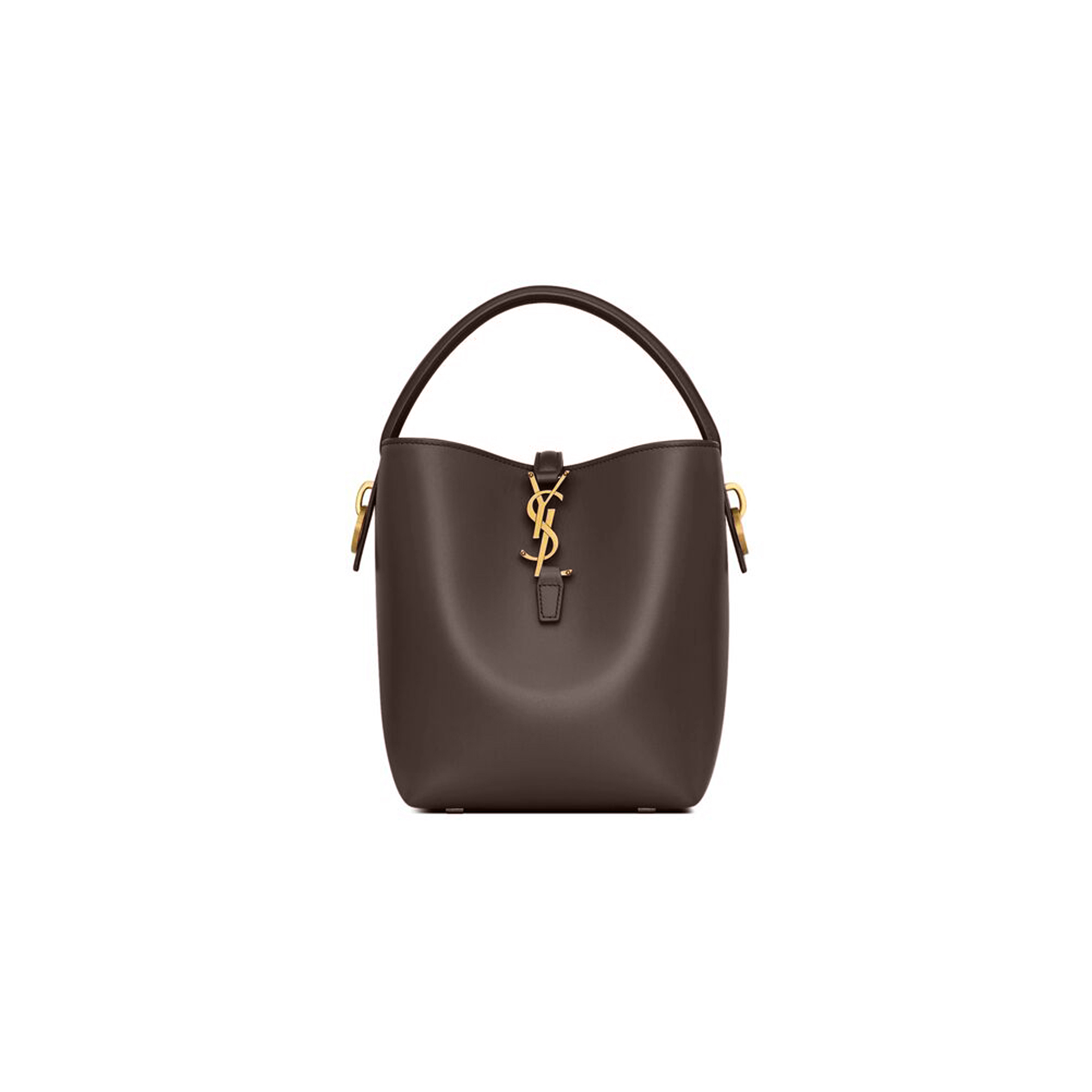 YSL LE 37 SMALL IN SHINY LEATHER 749036200351 (20*17*13cm)